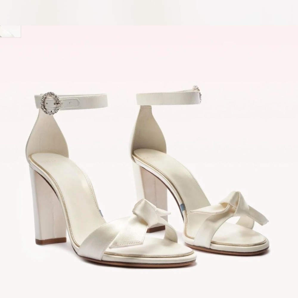 Alexandre Birman Clarita Bridal Block Heels